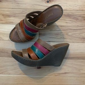 BORN size 9 wedge sandals ☀️